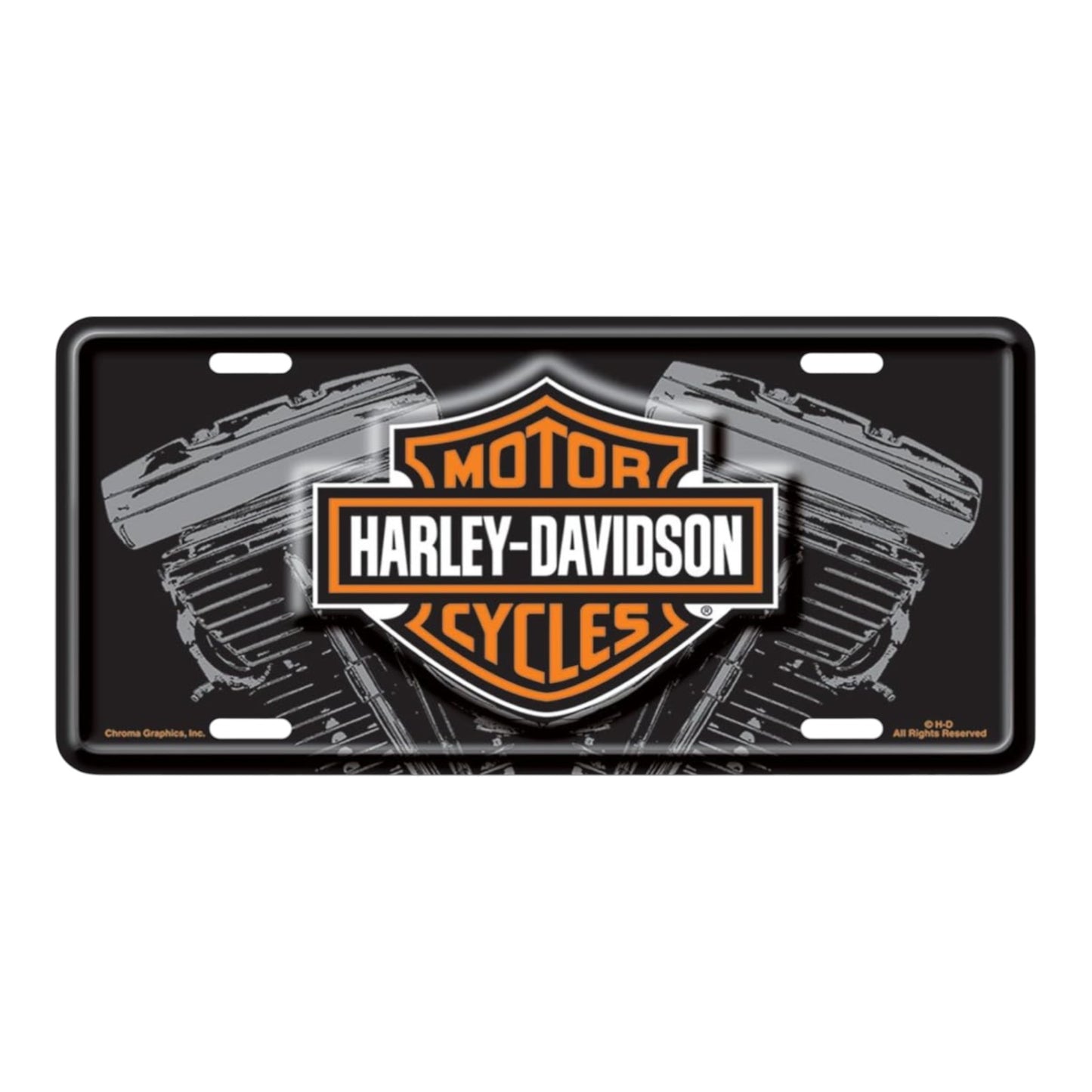 H-D V-TWIN LICENSE PLATE