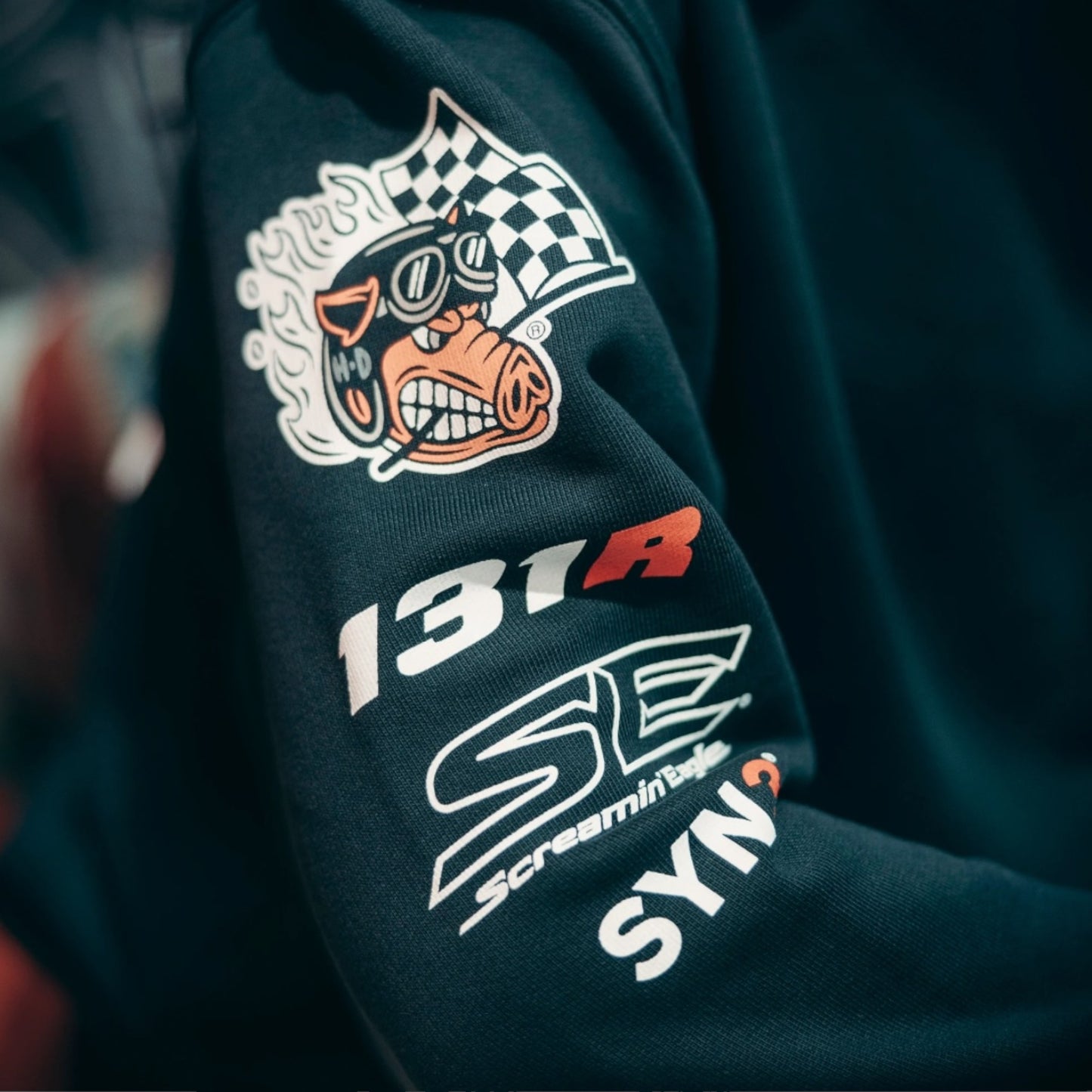 FACTORY RACING TEAM PULLOVER HOODIE - BLACK