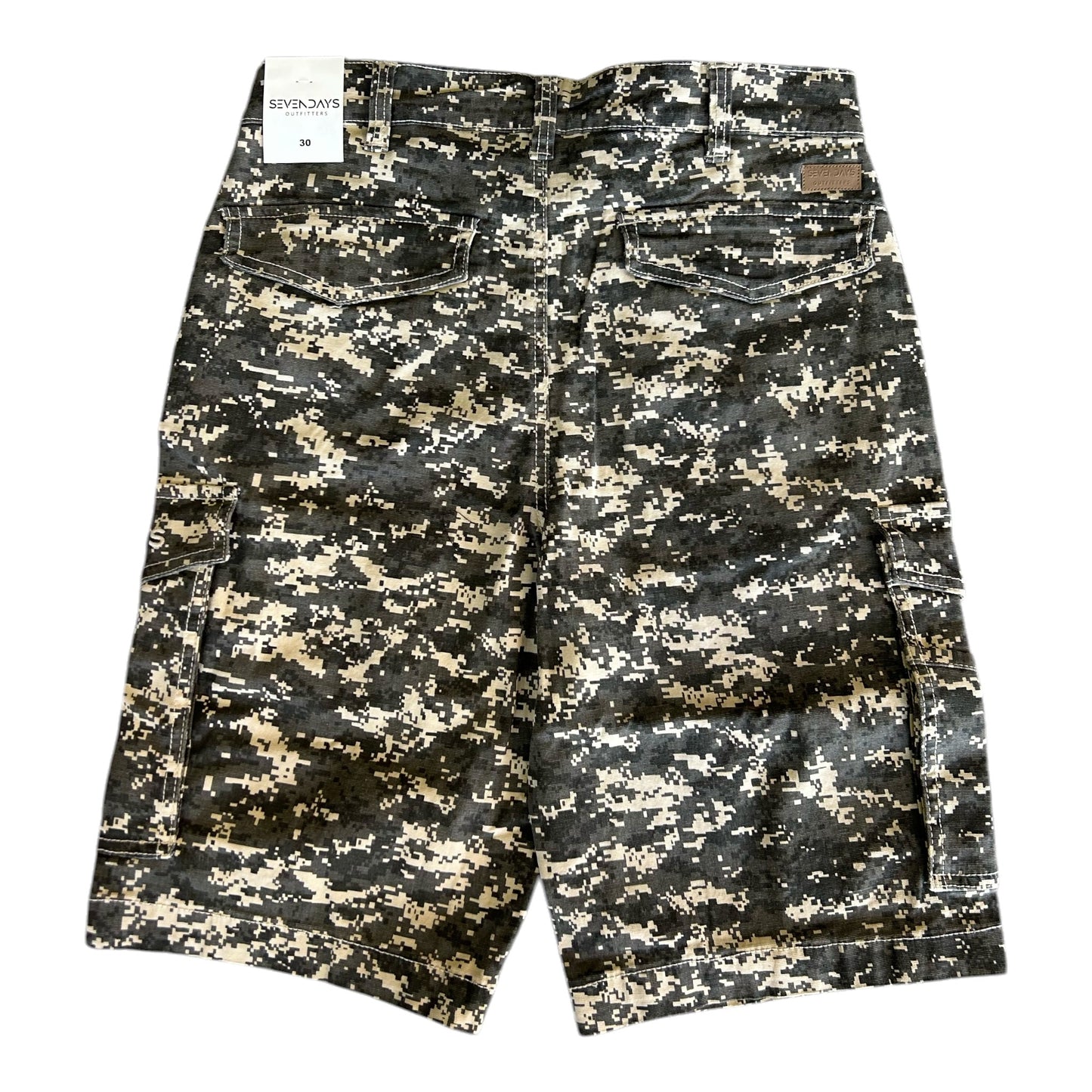 MEN'S CANVAS CARGO SHORTS - CAMO