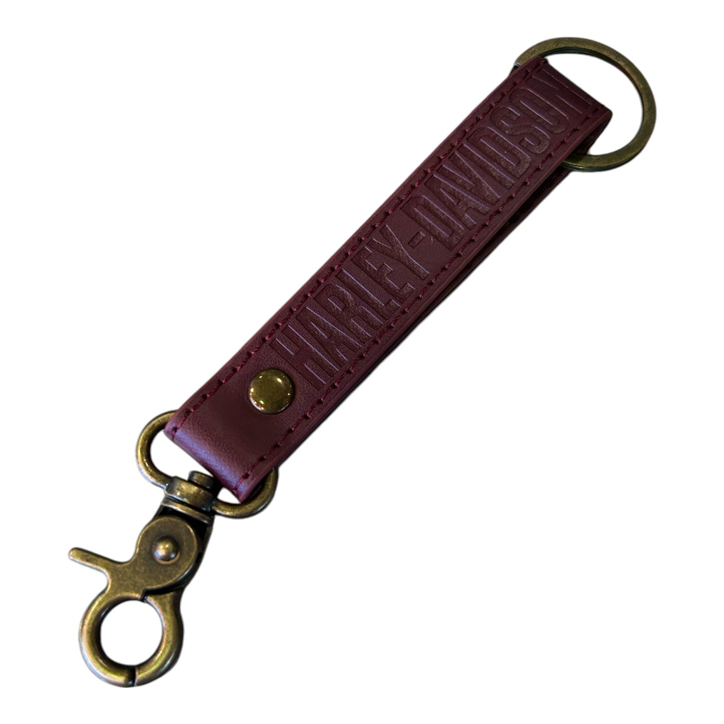 HD KEYCHAIN MERLOT VINYL STRAP