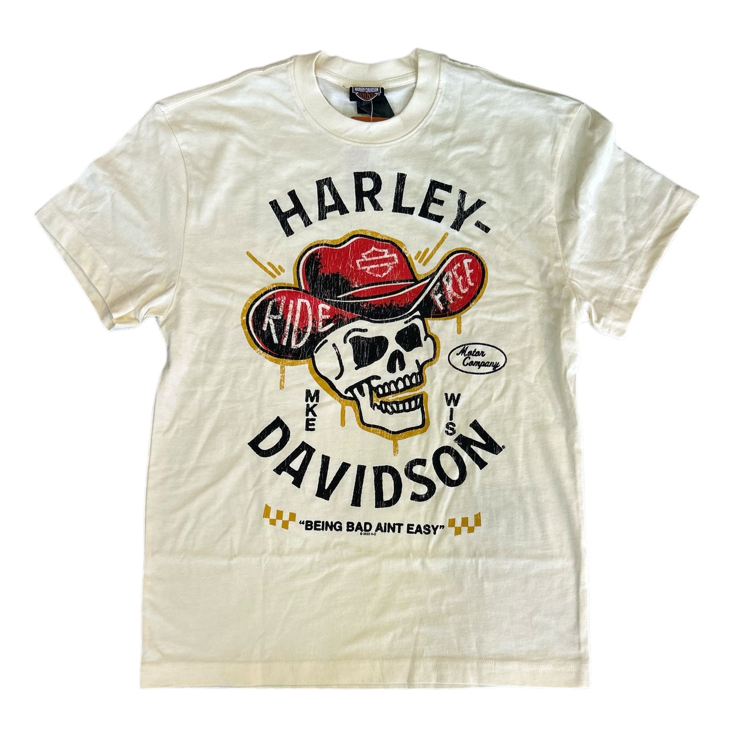H-D COWBOY RIDE FREE TEE