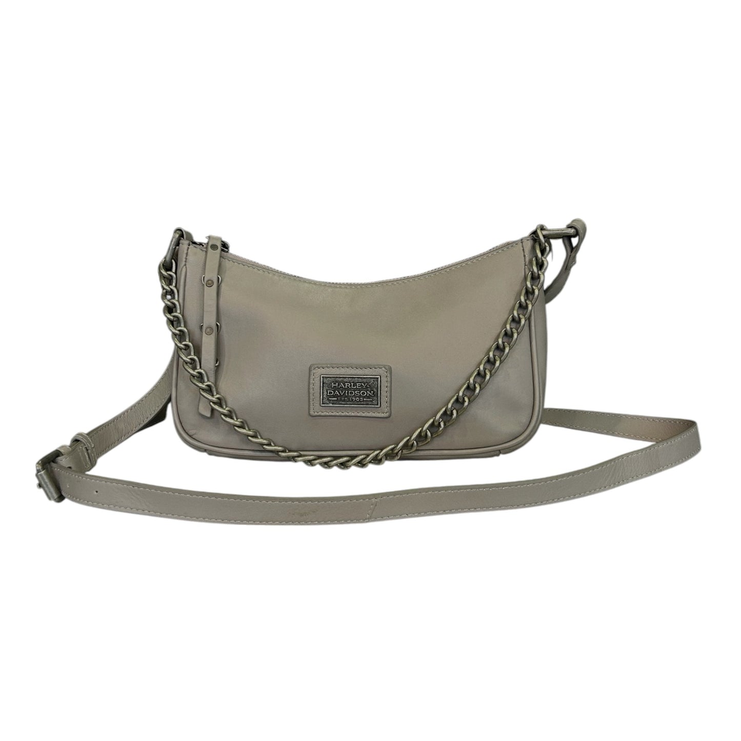 WOMEN'S LEGEND COLLECTION BAGUETTE SHOULDER BAG - GREY
