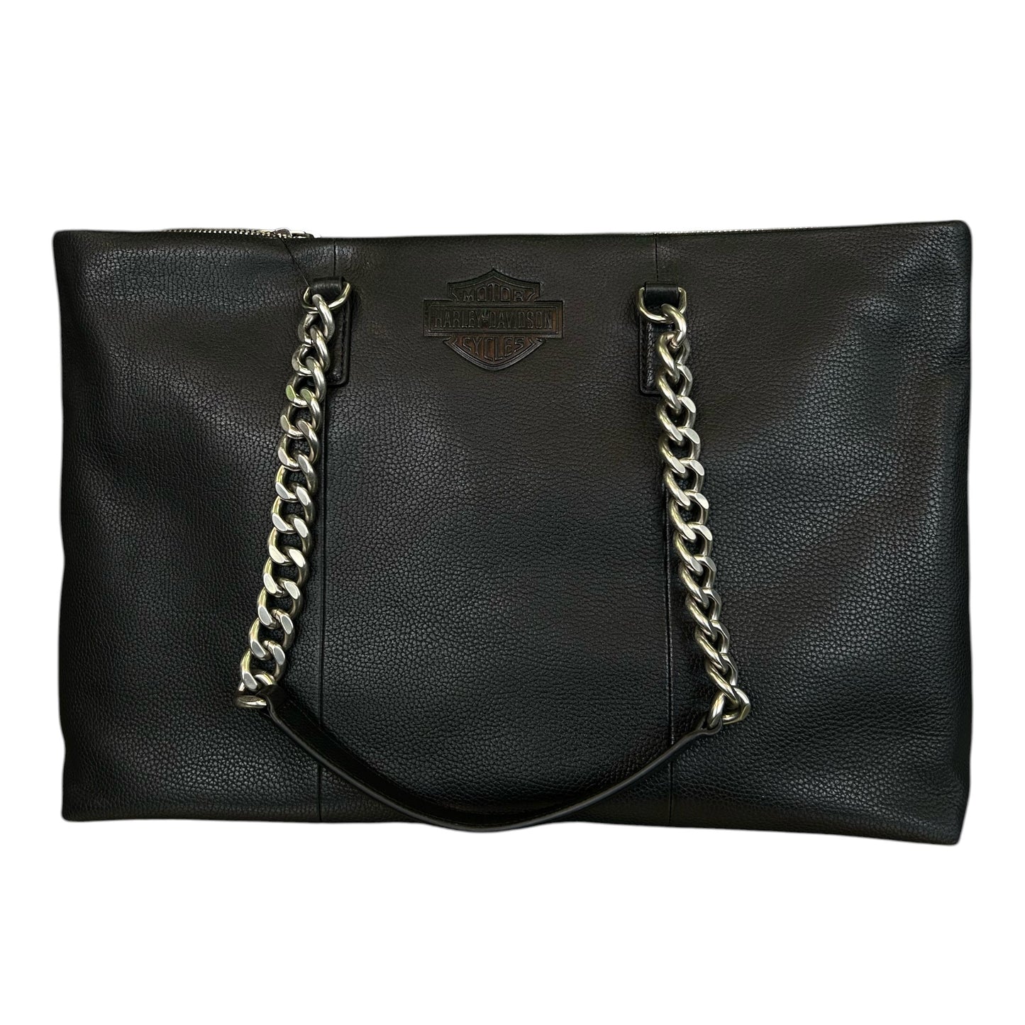 ICONIC B&S CHAIN SATCHEL - BLACK