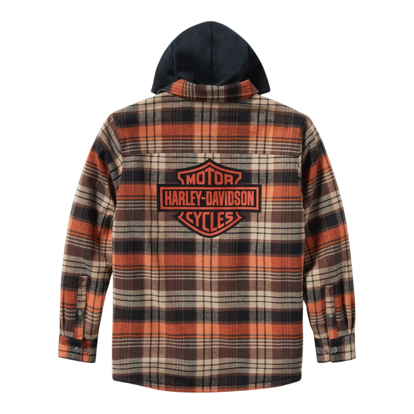 BAR & SHIELD HOODED SHIRT JACKET