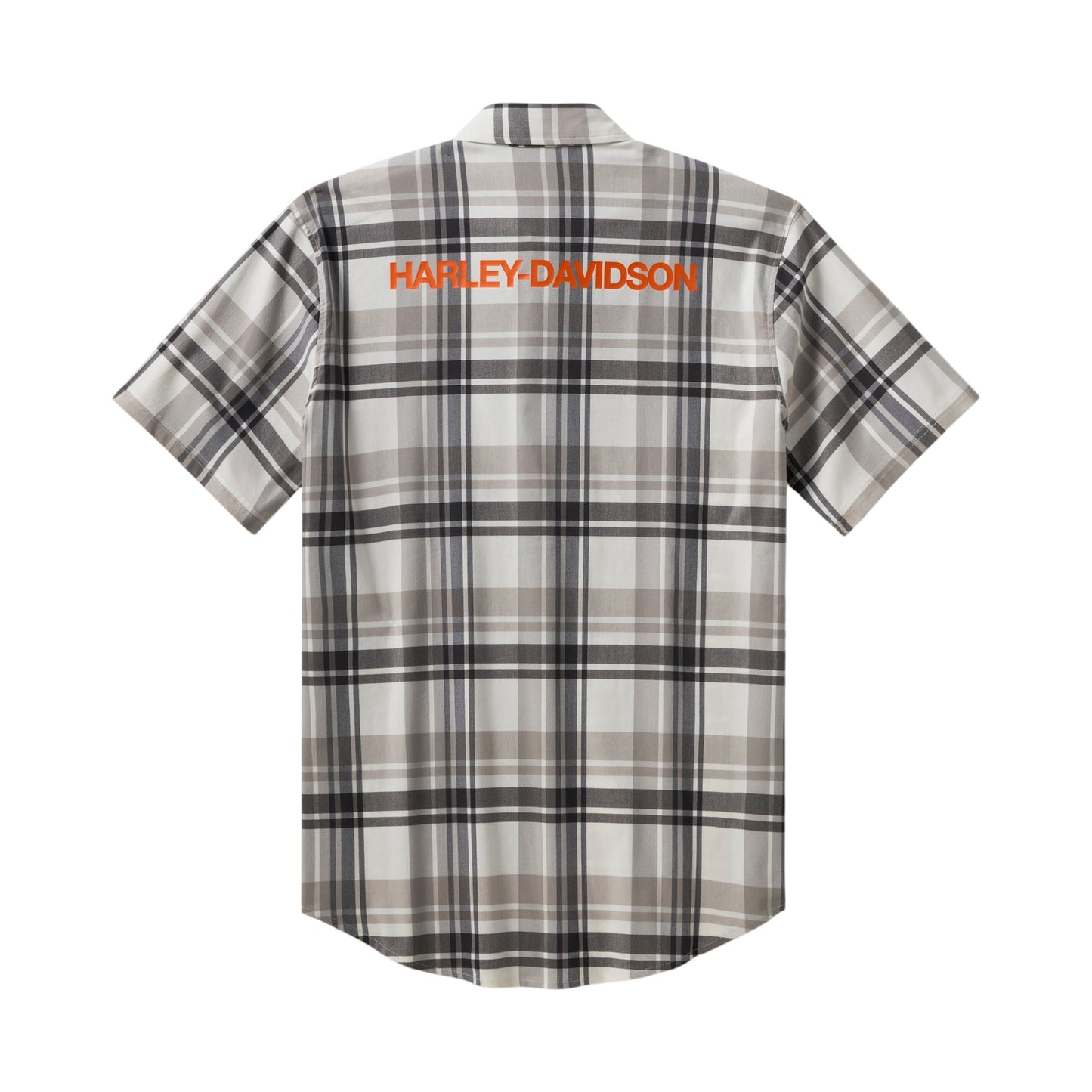 H-D TECH COOLMAX PLAID SHIRT - ASPHALT GREY