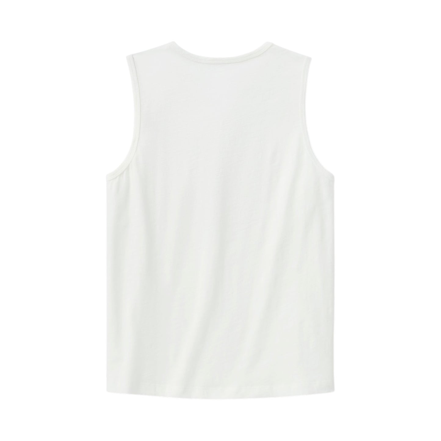 H-D ESSENTIAL SLEEVELESS SNAP HENLEY - WHITE