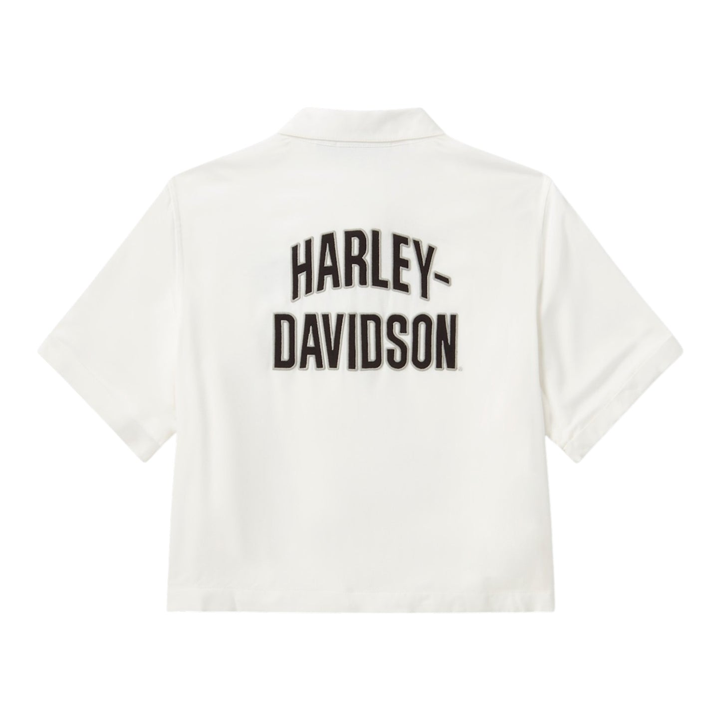 H-D ESSENTIAL BOXY WOVEN TOP - WHITE