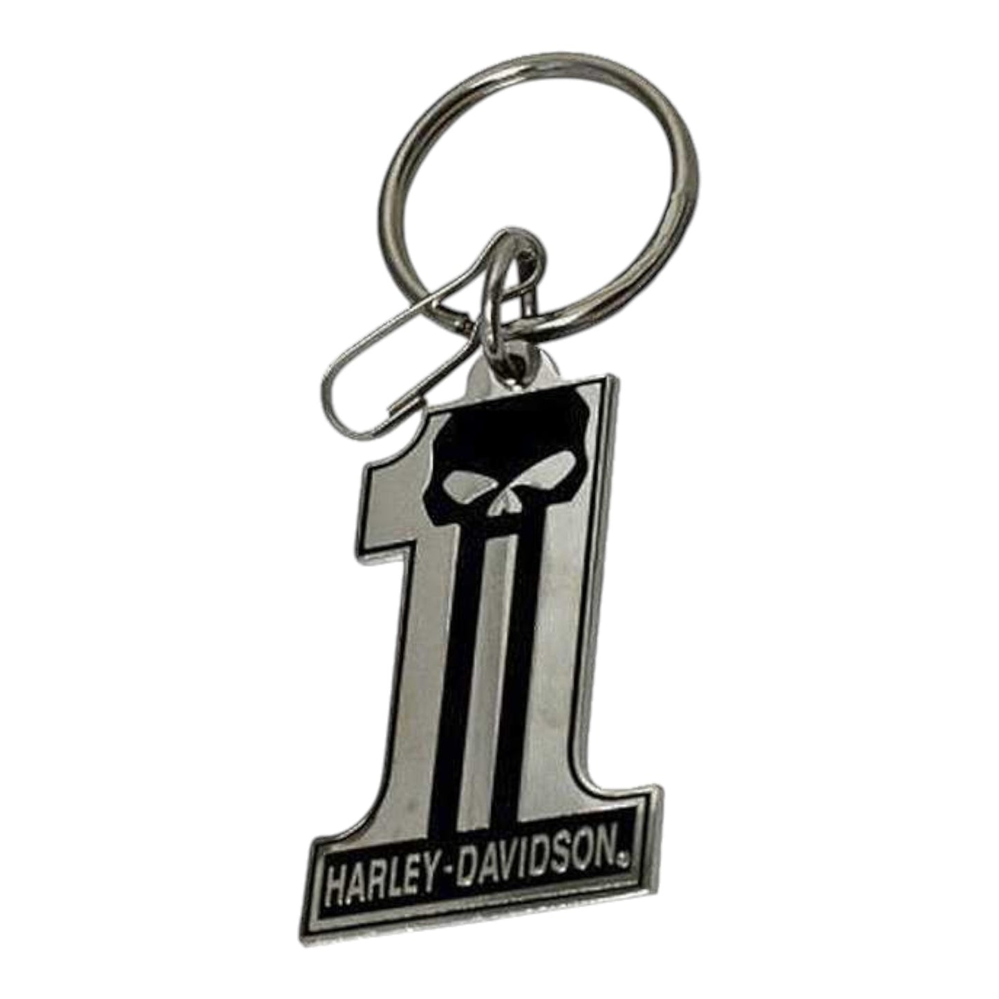 H-D ENAMEL KEYCHAIN
