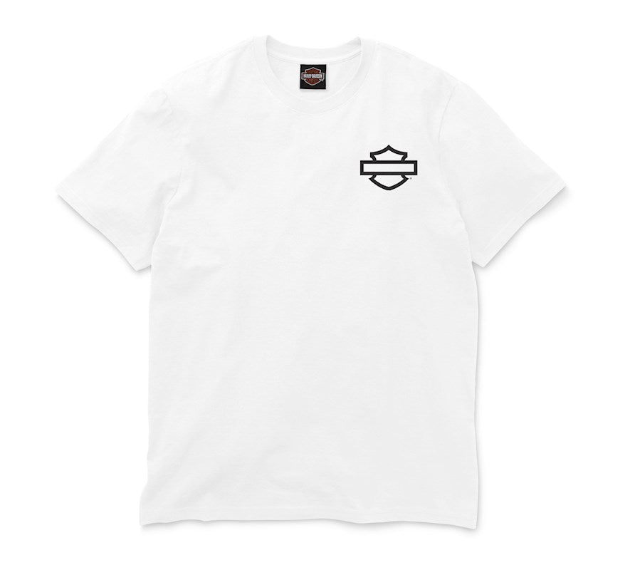 MEN'S TEE - LET'S FUCKING RIDE - WHITE