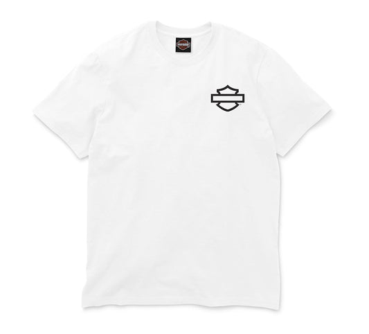 MEN'S TEE - LET'S FUCKING RIDE - WHITE