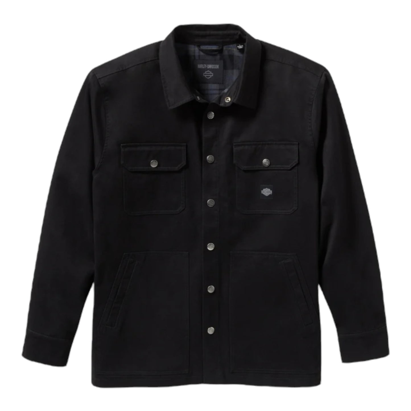 RACER FONT SOLID SHIRT JACKET
