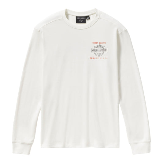 PARTS & SERVICE LONG SLEEVE THERMAL - OFF WHITE