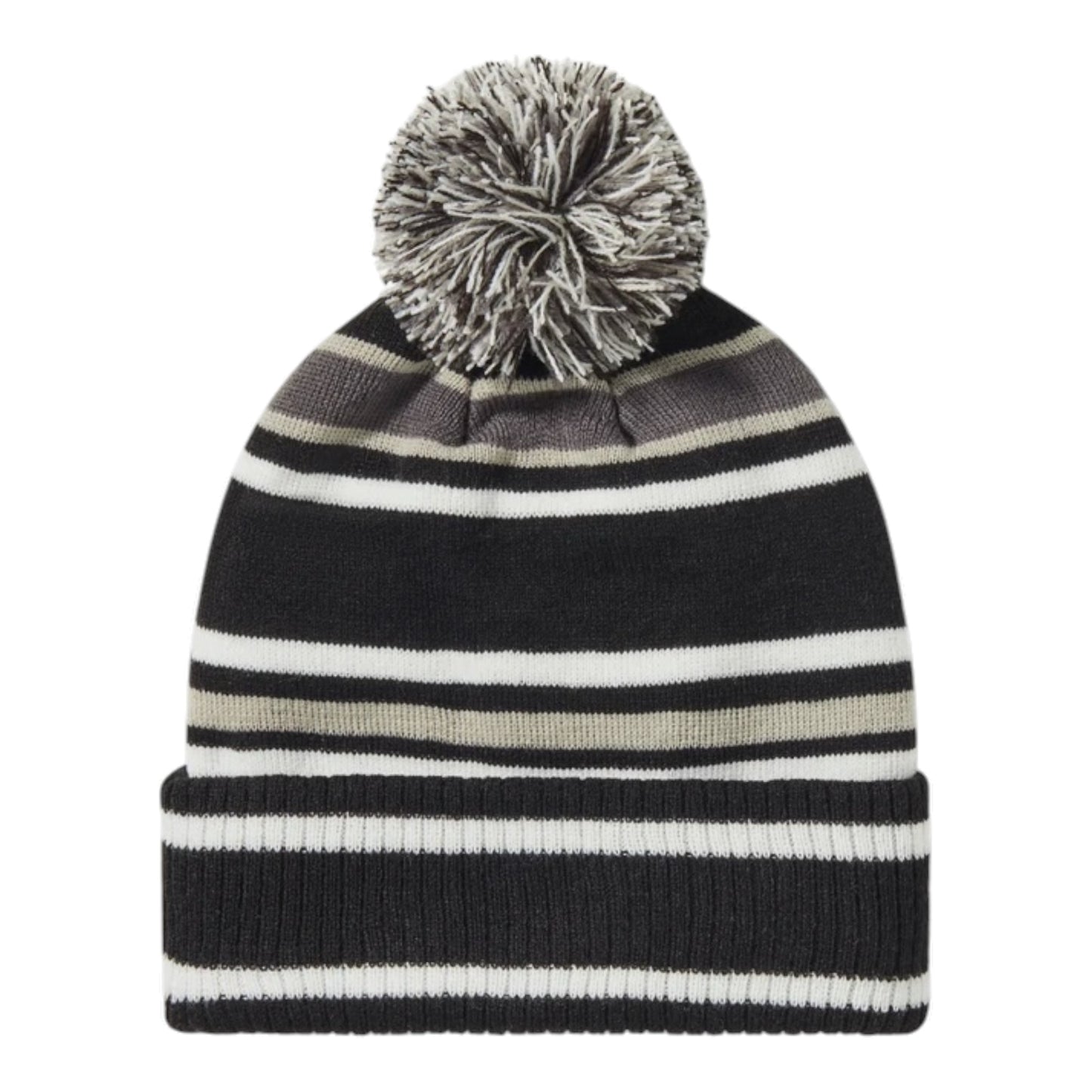 HARLEY-DAVIDSON STRIPE POM BEANIE - GREY