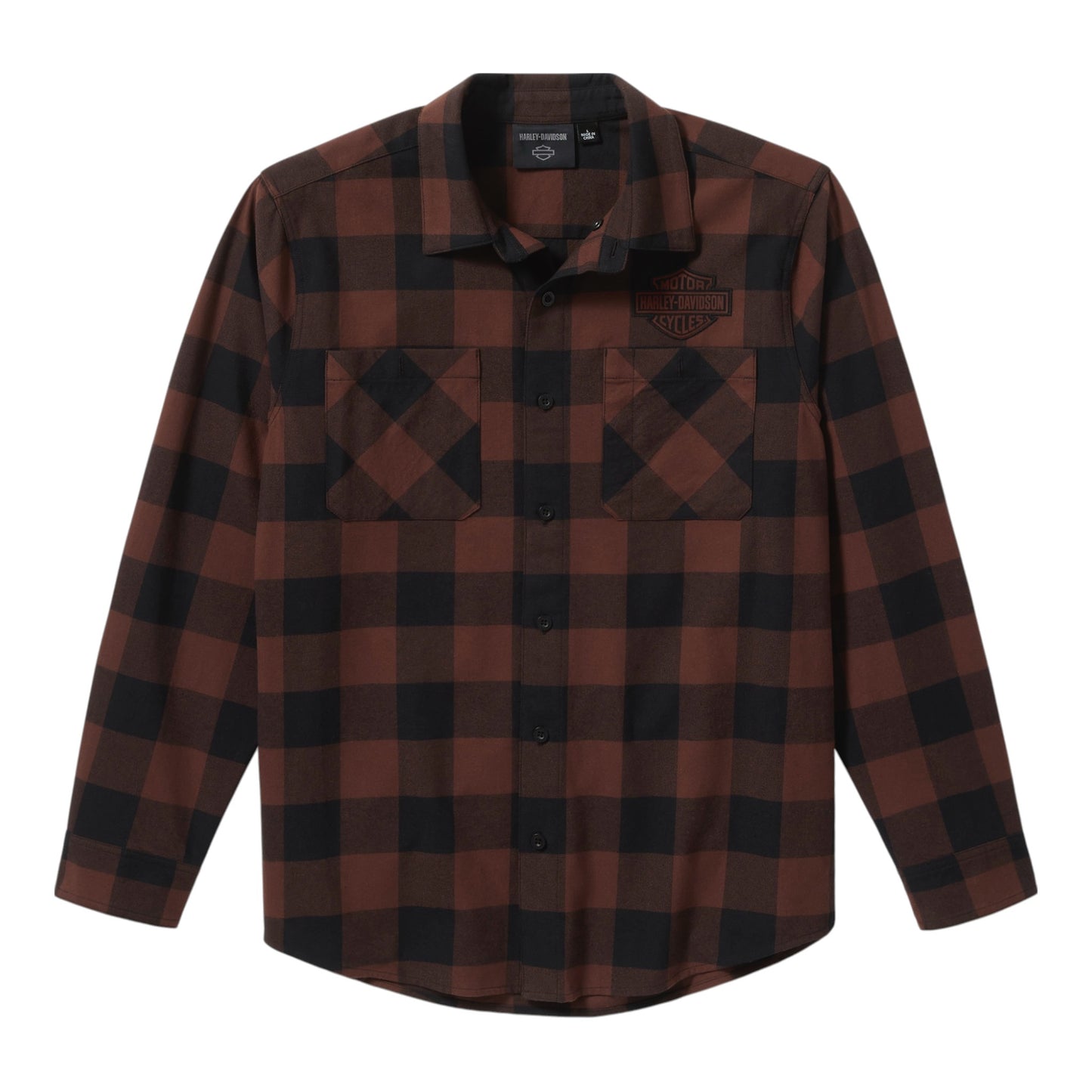 BAR & SHIELD BUFFALO CHECK FLANNEL - BROWN