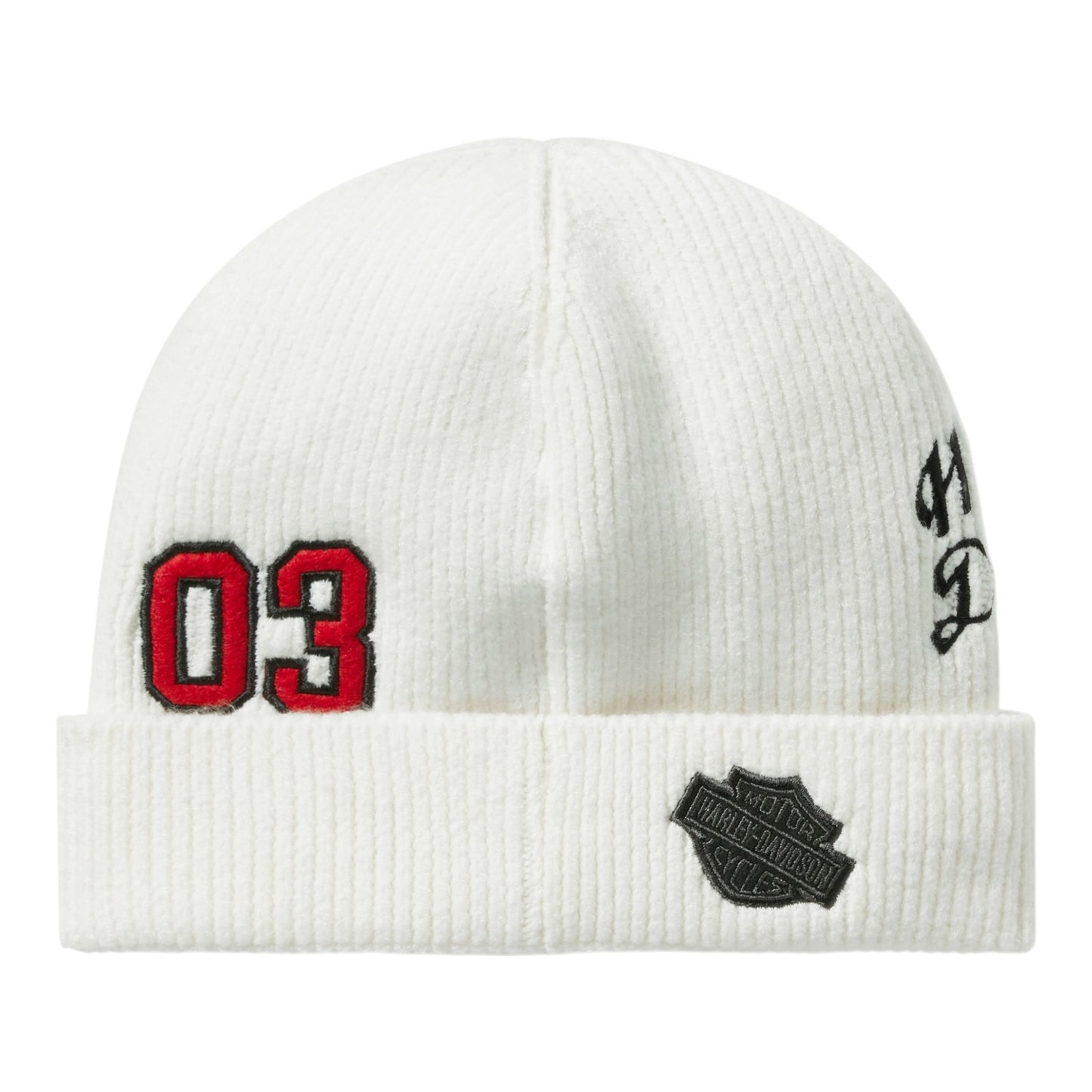 VINTAGE FLAME CUFFED BEANIE