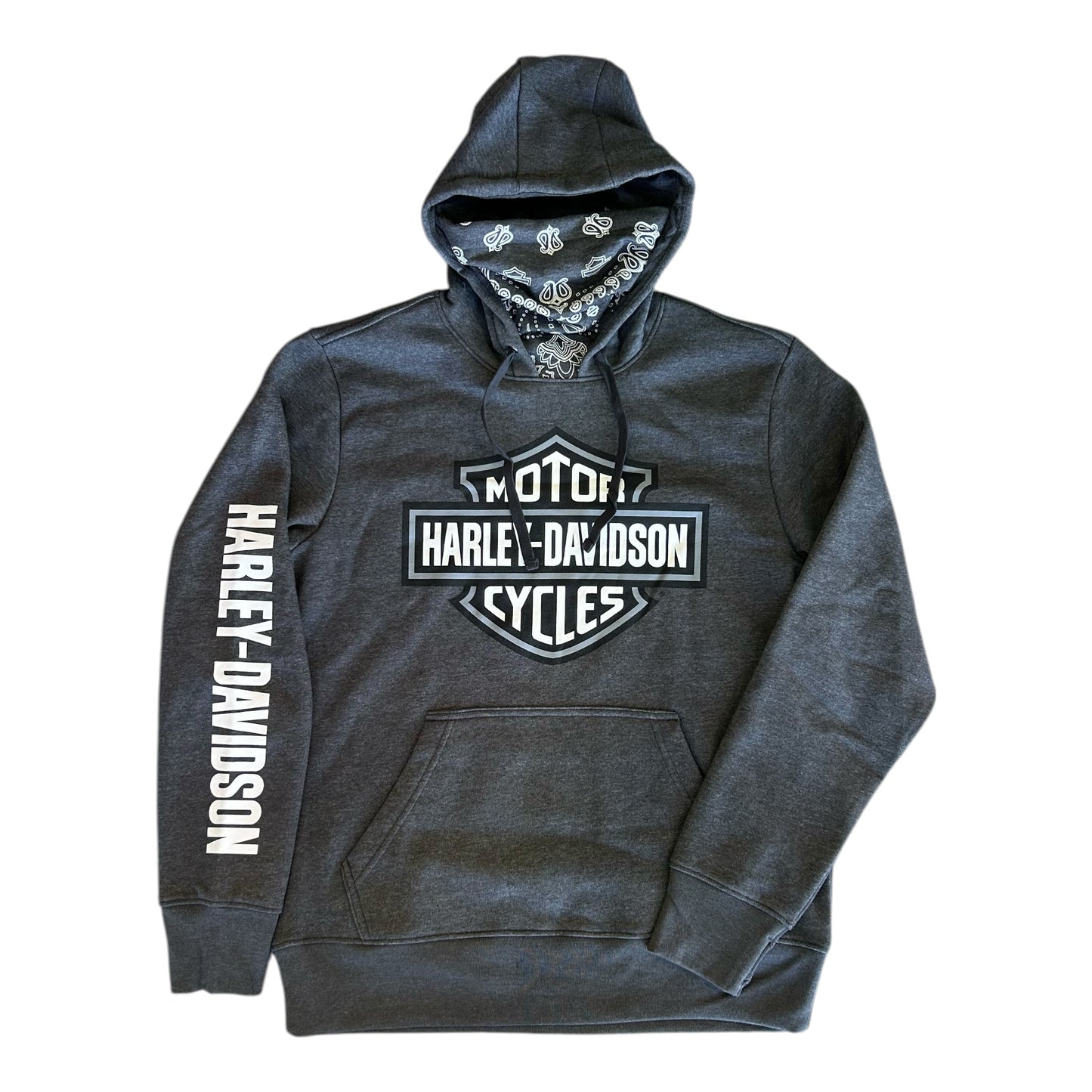 HD BANDANA B&S HOODIE - GREY