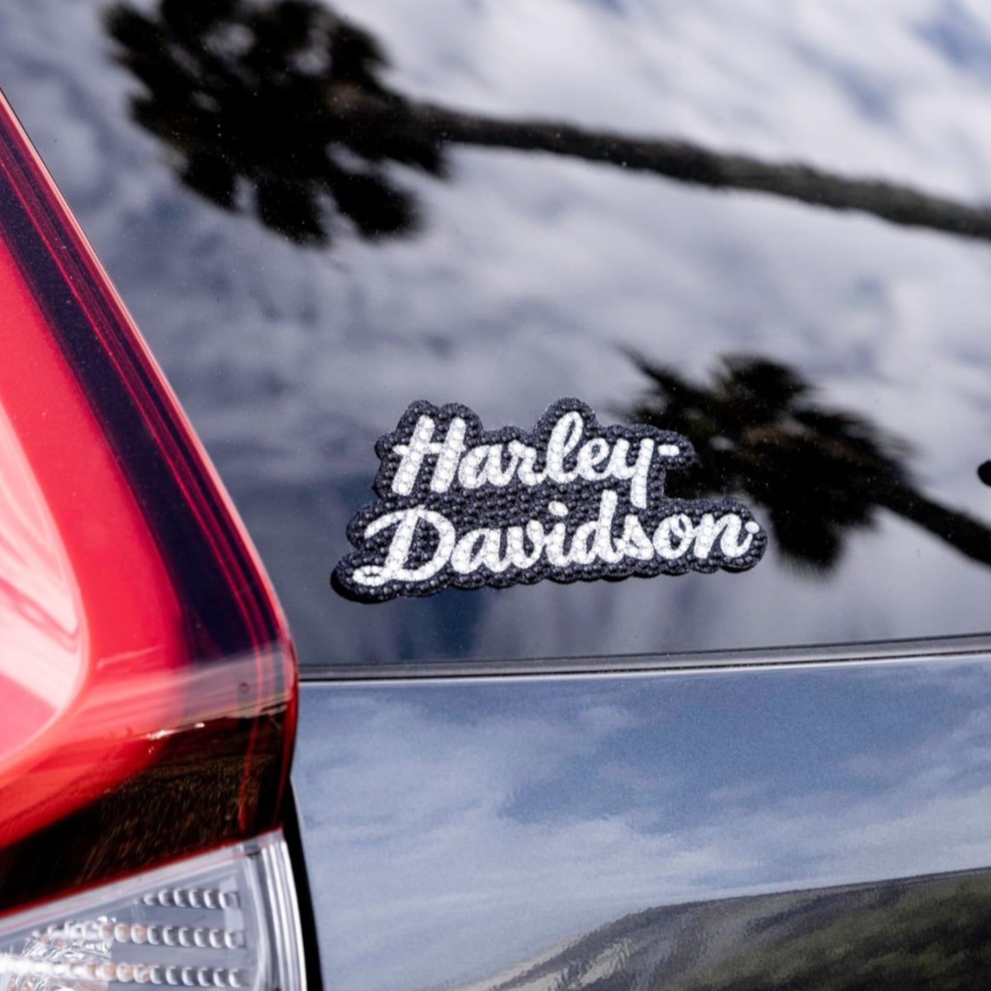 H-D SCRIPT FULL BLING DECAL