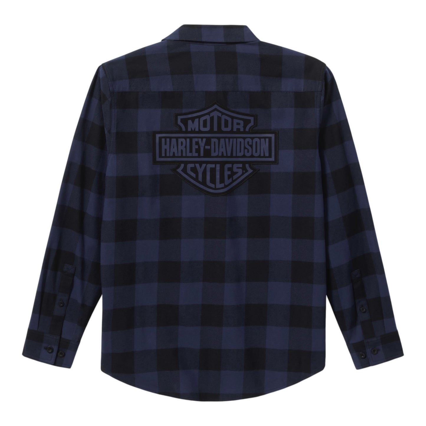 BAR & SHIELD BUFFALO CHECK FLANNEL - INDIGO