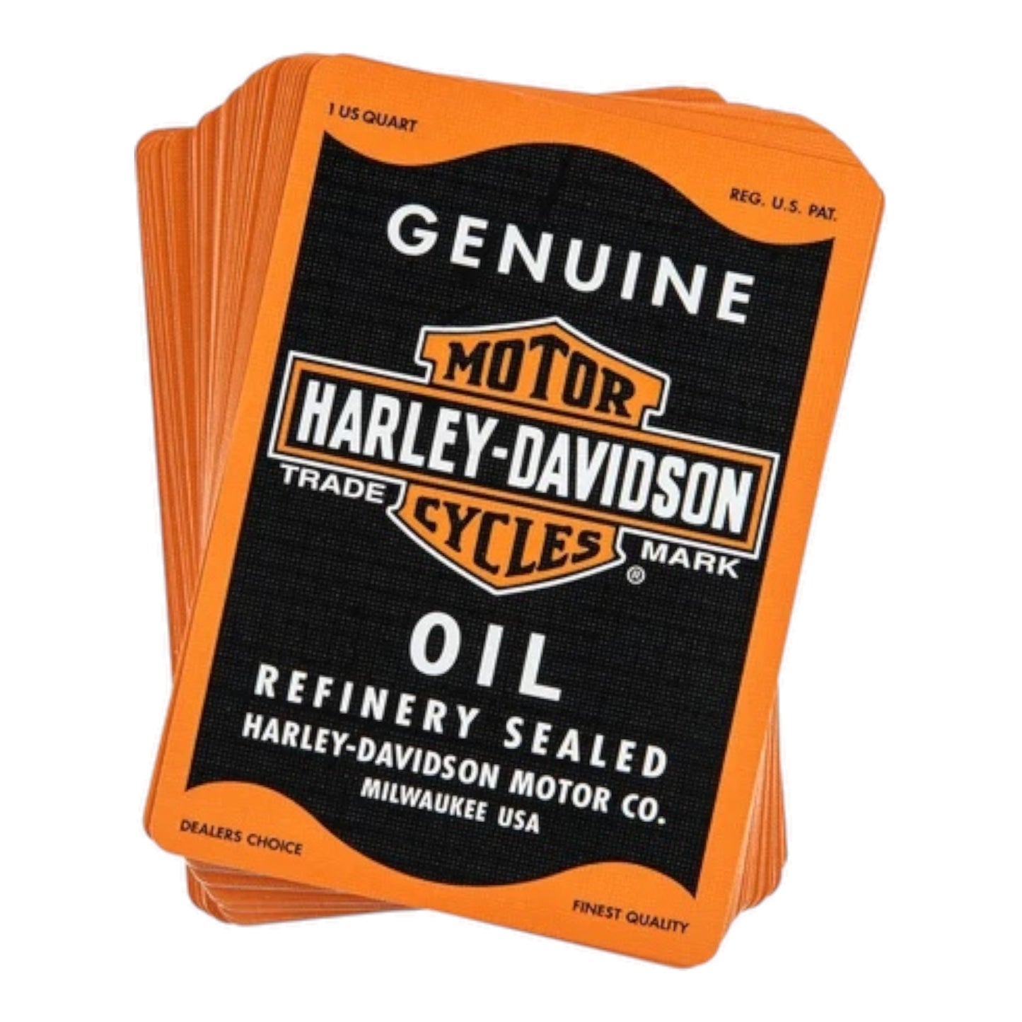 H-D OIL CAN PLAYING CARDS