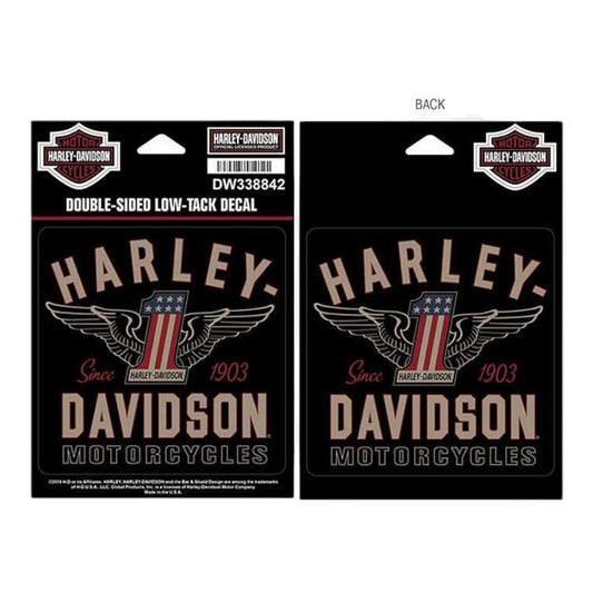 LOW-TACK DOUBLE SIDED DECAL