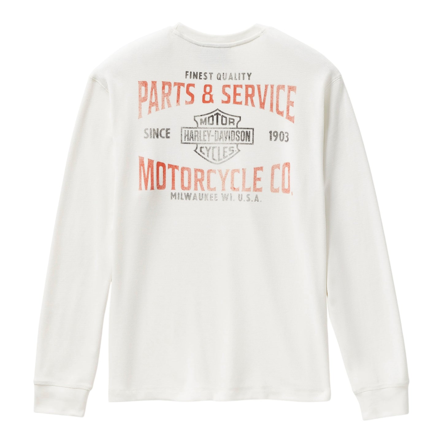 PARTS & SERVICE LONG SLEEVE THERMAL - OFF WHITE