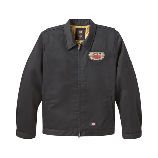 DICKIES X HD QUILTED LINED EISENHOWER JACKET - BLACK
