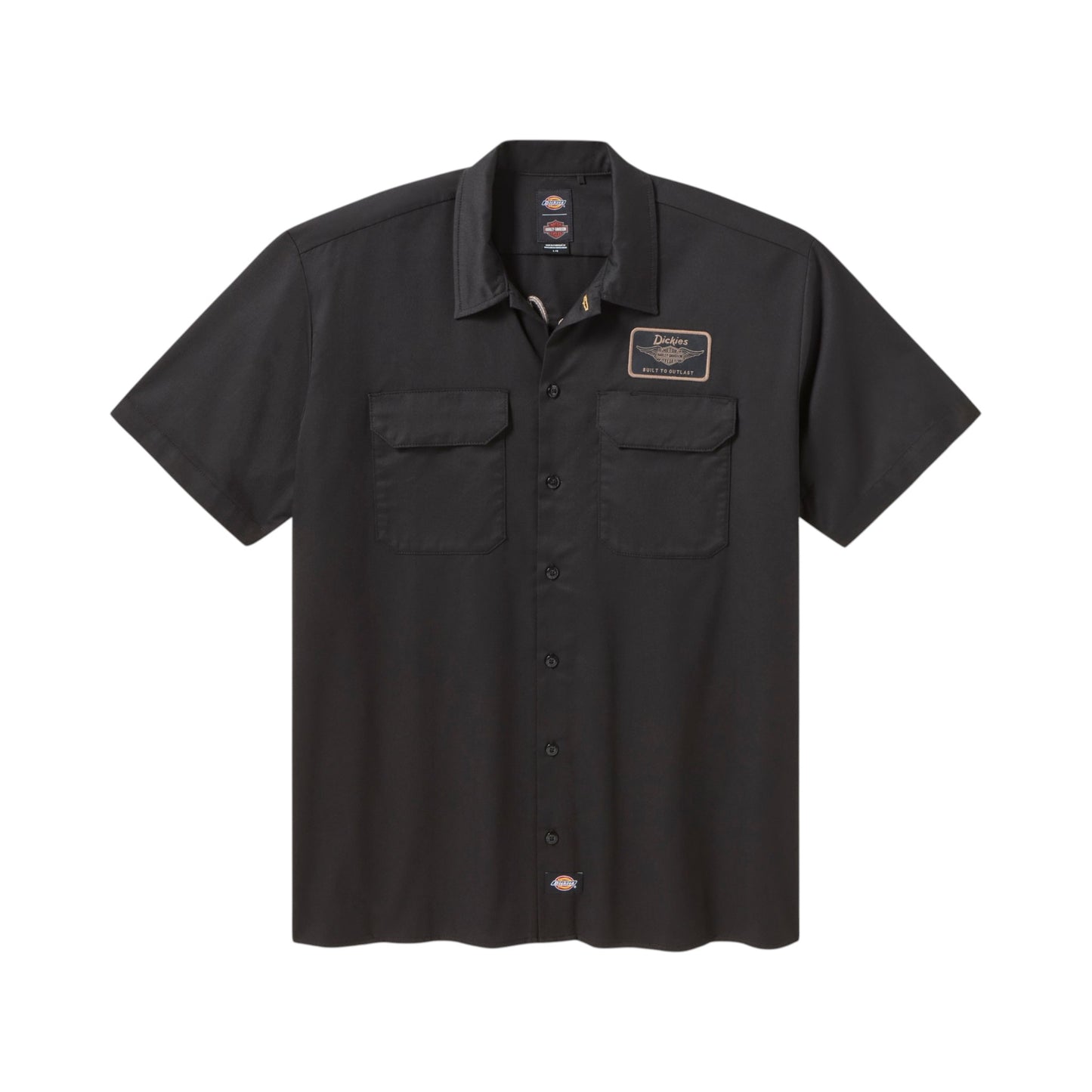 MEN'S DICKIES X HD BUILT TO OUTLAST WORK SHIRT - BLACK