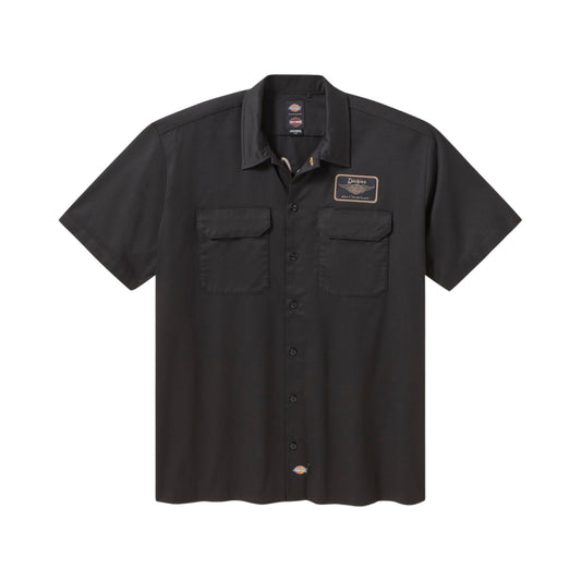 MEN'S DICKIES X HD BUILT TO OUTLAST WORK SHIRT - BLACK