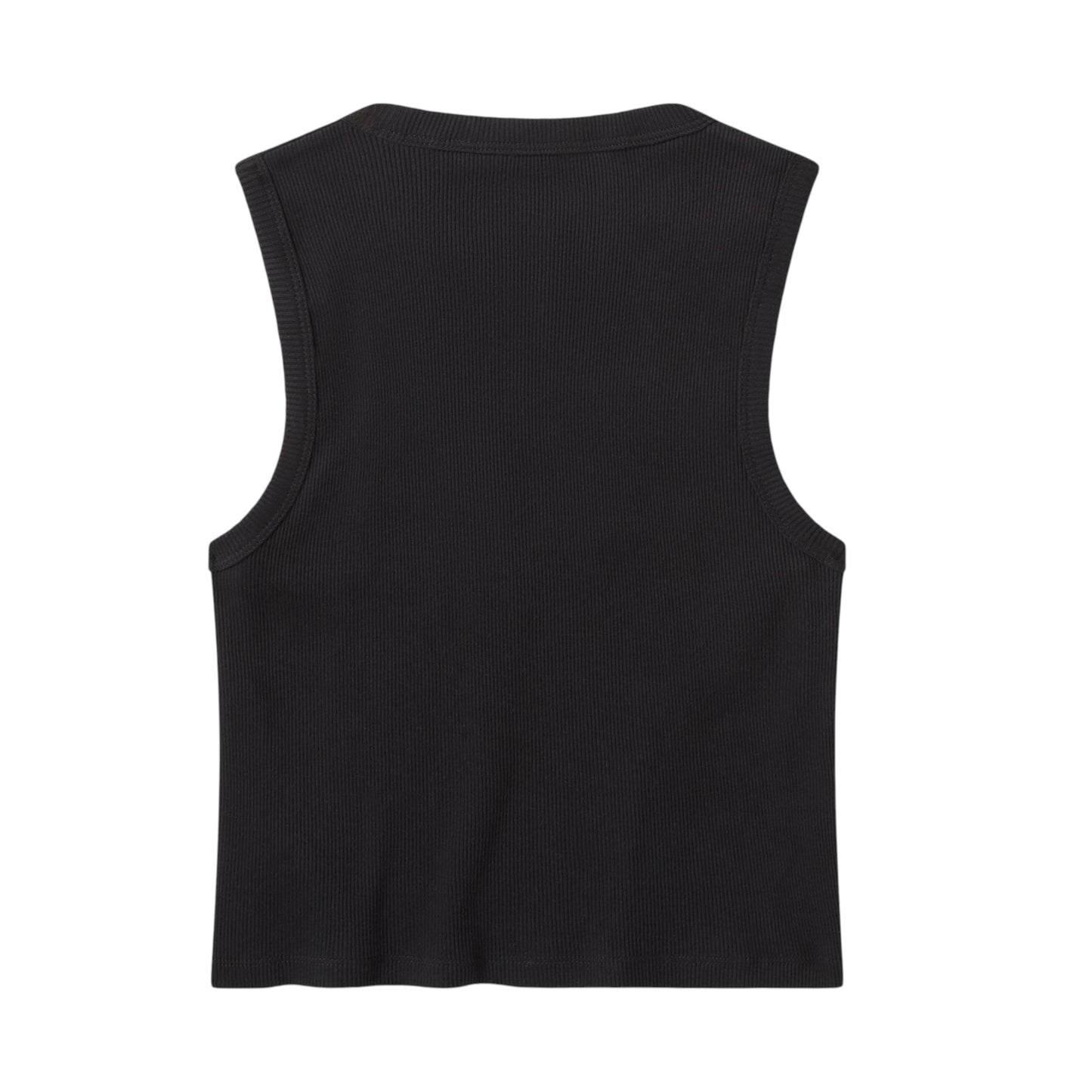 WOMEN'S DICKIES X HD WINGED B&S RIBBED TANK - BLACK