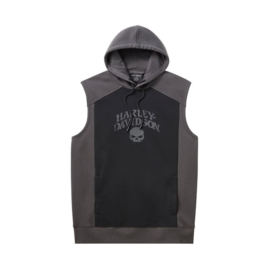 WILLIE G SKULL SLEEVELESS HOODIE