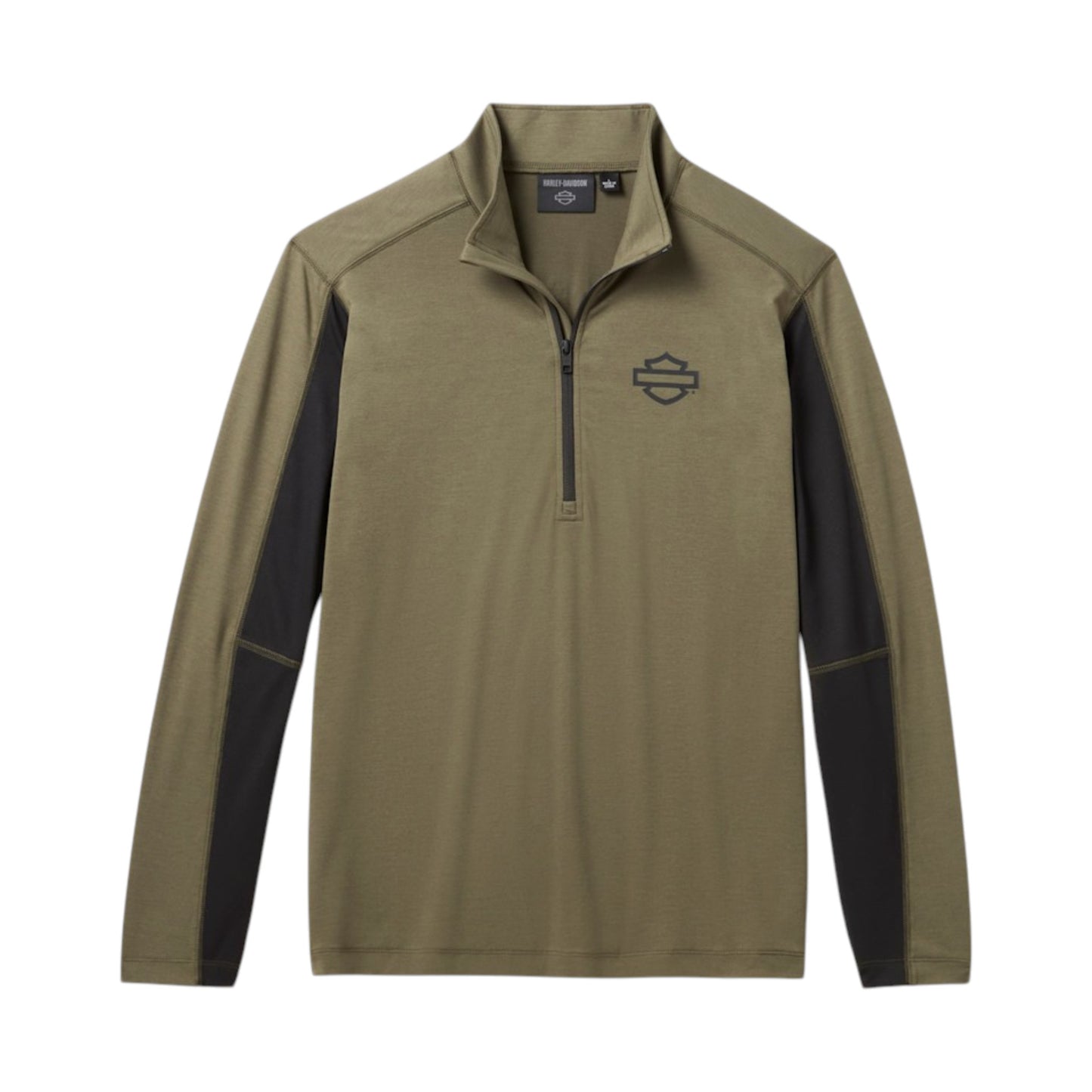 H-D TECH COOLMAX 1/4 ZIP - GREEN
