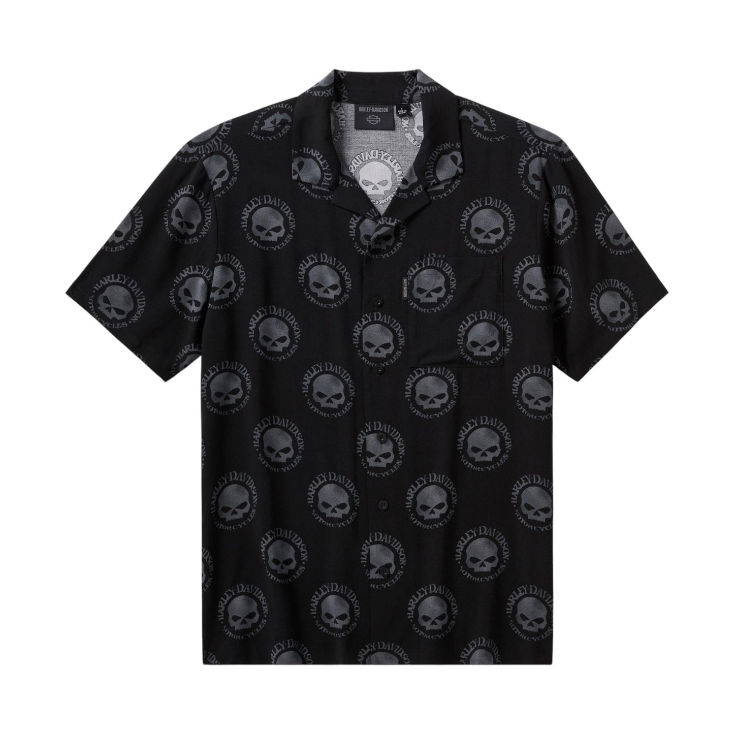 WILLIE G SKULL ALOHA SHIRT