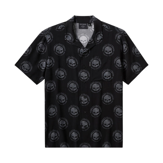 WILLIE G SKULL ALOHA SHIRT