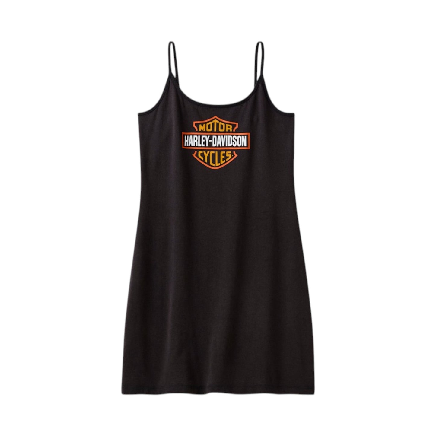 VINTAGE B&S TANK DRESS - BLACK