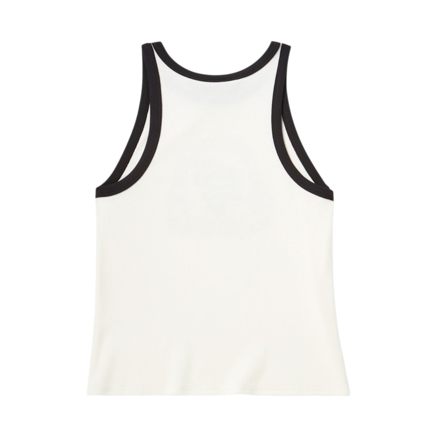 SHOVELHEAD RINGER TANK - WHITE/BLACK