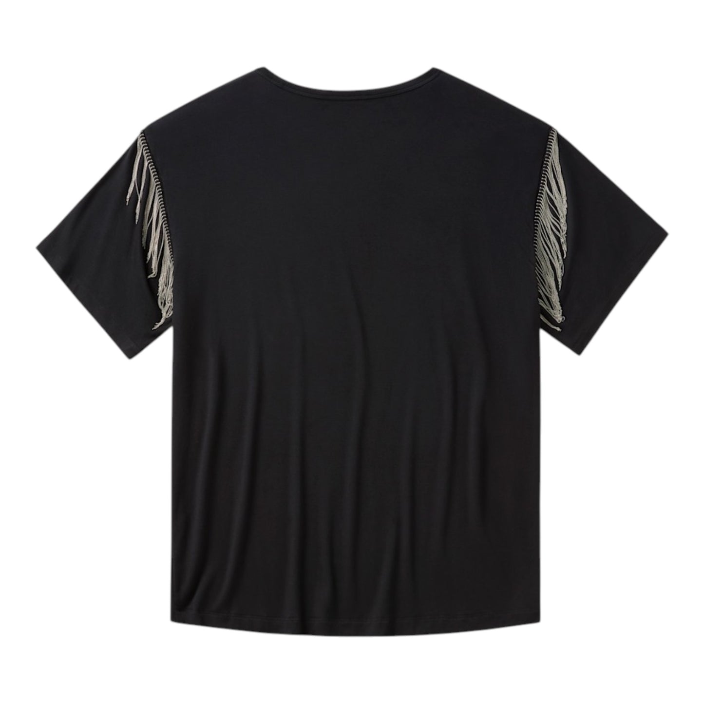 VINTAGE FRINGE LIVE TO RIDE TEE - BLACK