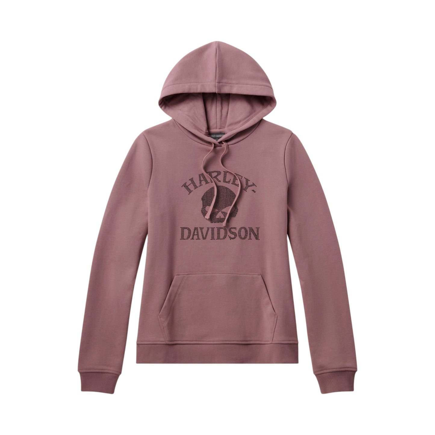 WILLIE G SKULL BLING PO HOODIE - PINK