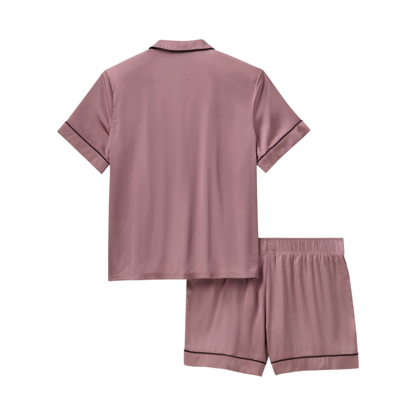 SATIN SHORT SET - PINK