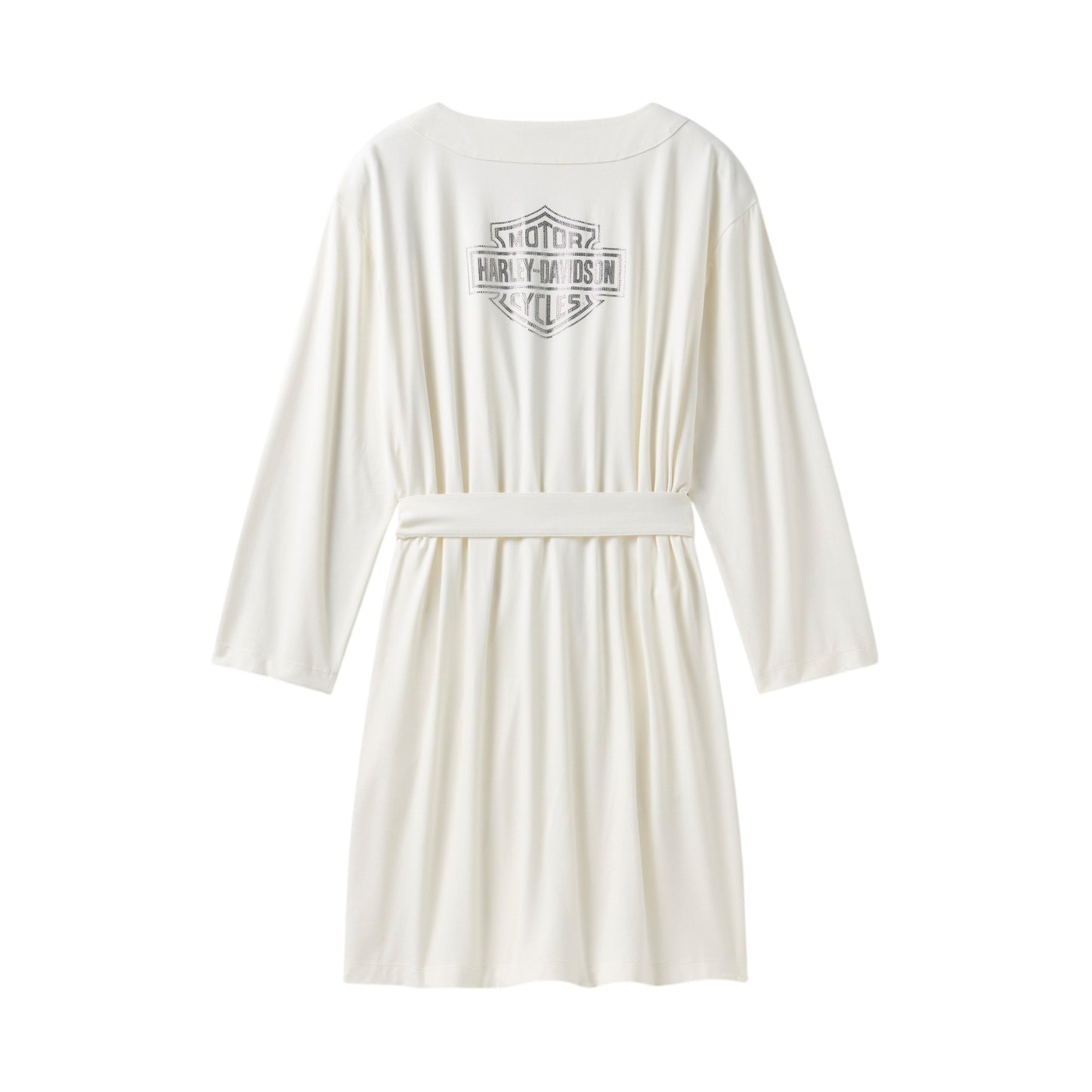 BLING B&S ROBE - WHITE