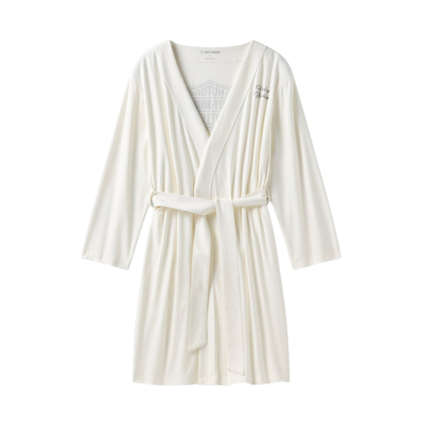 BLING B&S ROBE - WHITE