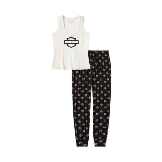 OPEN B&S AOP TANK & PANT SET