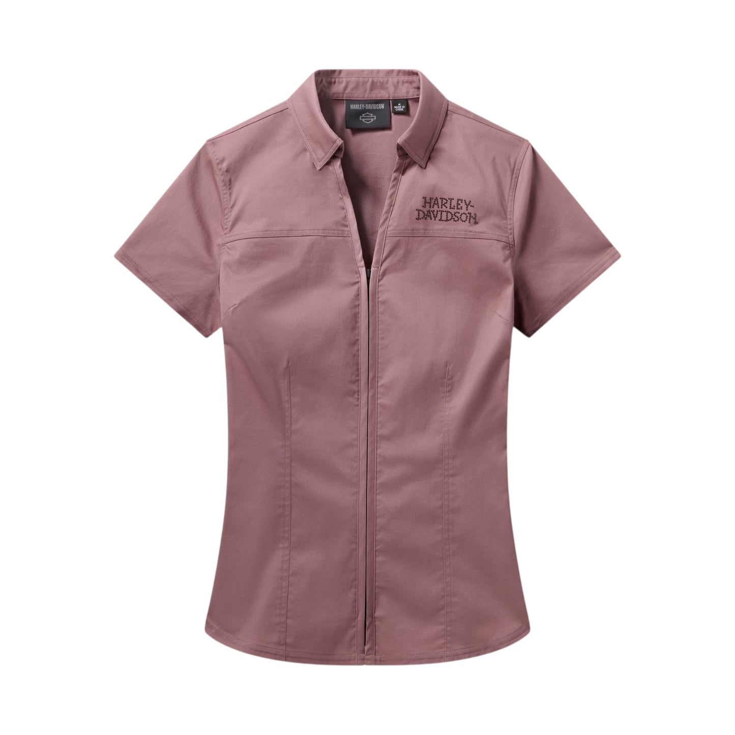 WILIE G SKULL BLING GARAGE SHIRT - PINK