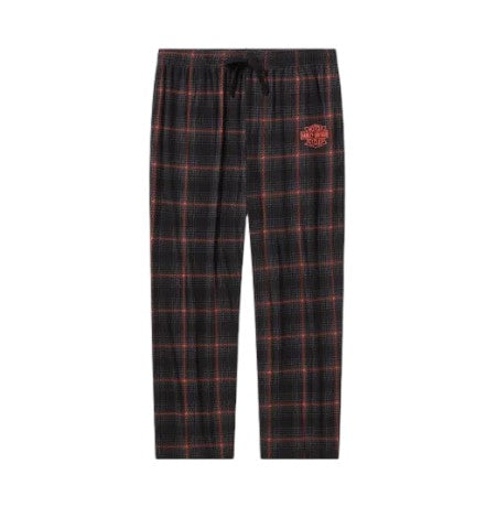 PLAID PAJAMA BOTTOMS