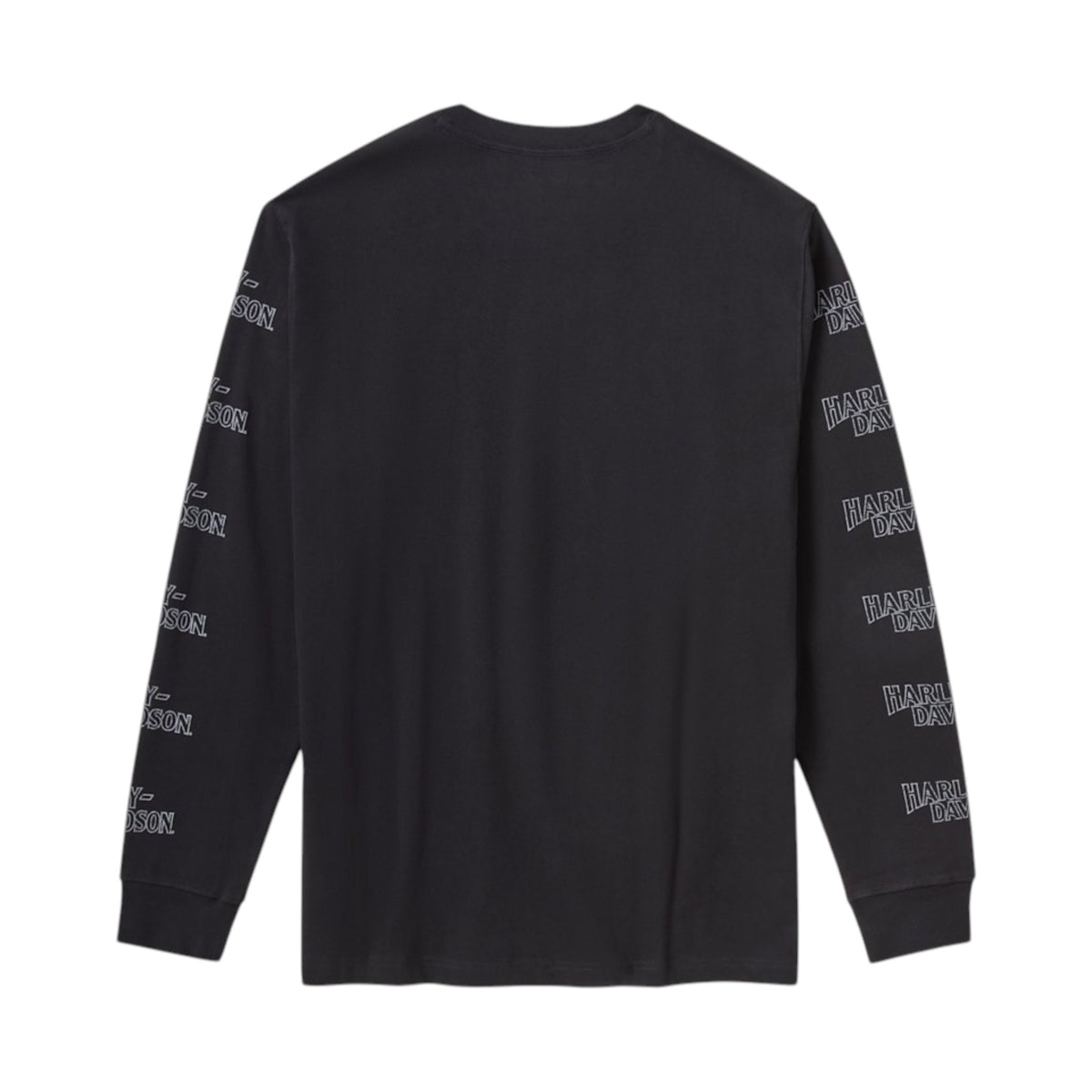 H-D AMERICAN CLASSIC EAGLE LONG SLEEVE GRAPHIC TEE - BLK