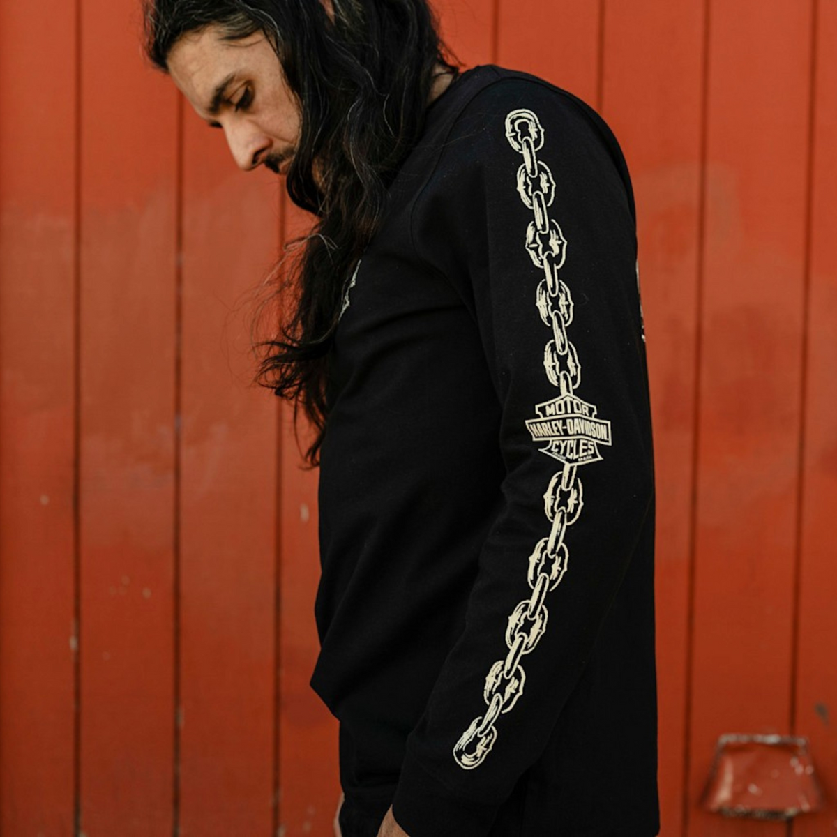 CHOPPER CHAIN HEAVYWEIGHT LONG SLEEVE GRAPHIC TEE