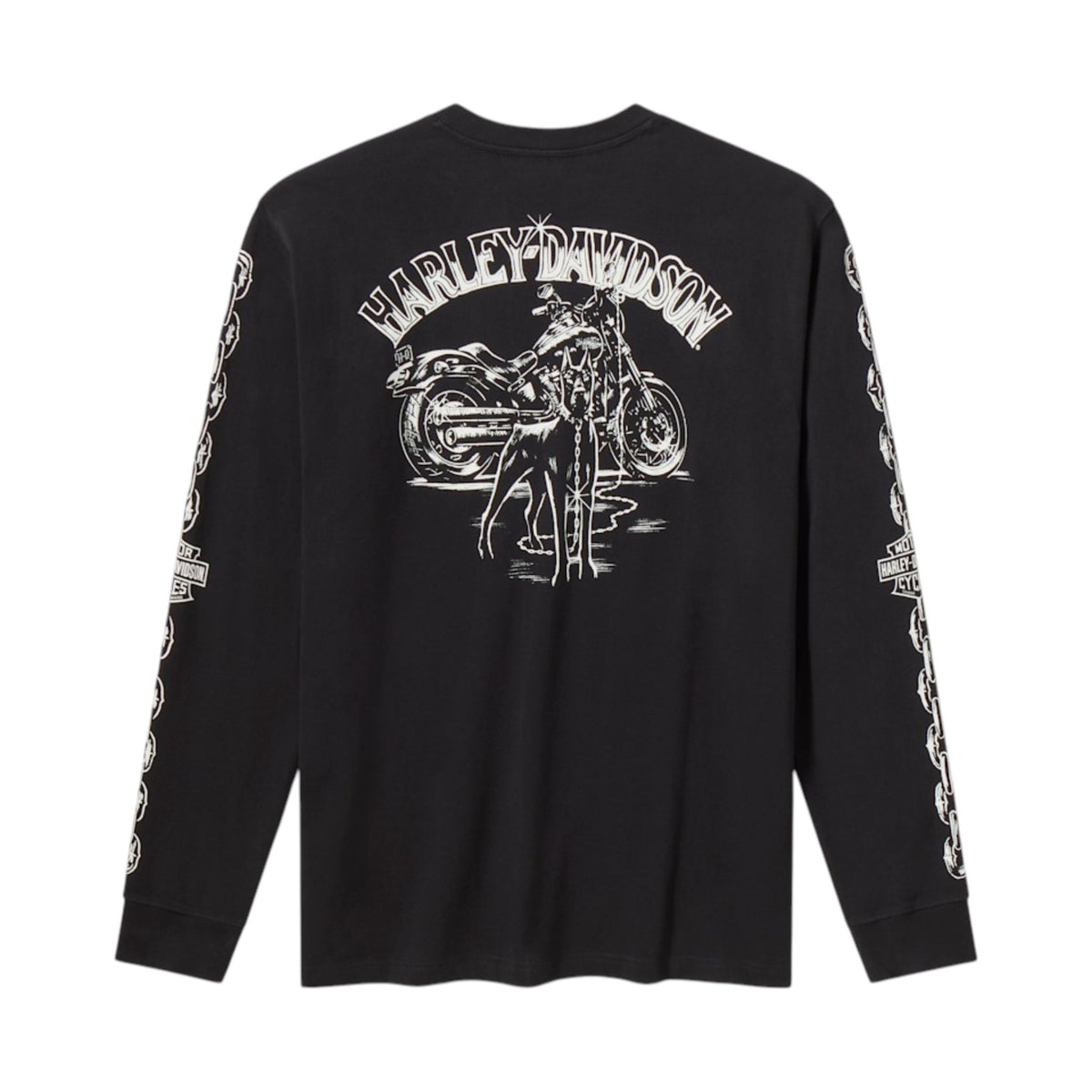 CHOPPER CHAIN HEAVYWEIGHT LONG SLEEVE GRAPHIC TEE