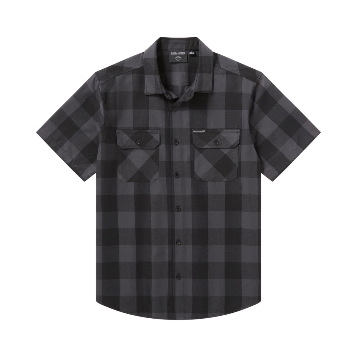 SHIRT WOVEN GREY/BLK