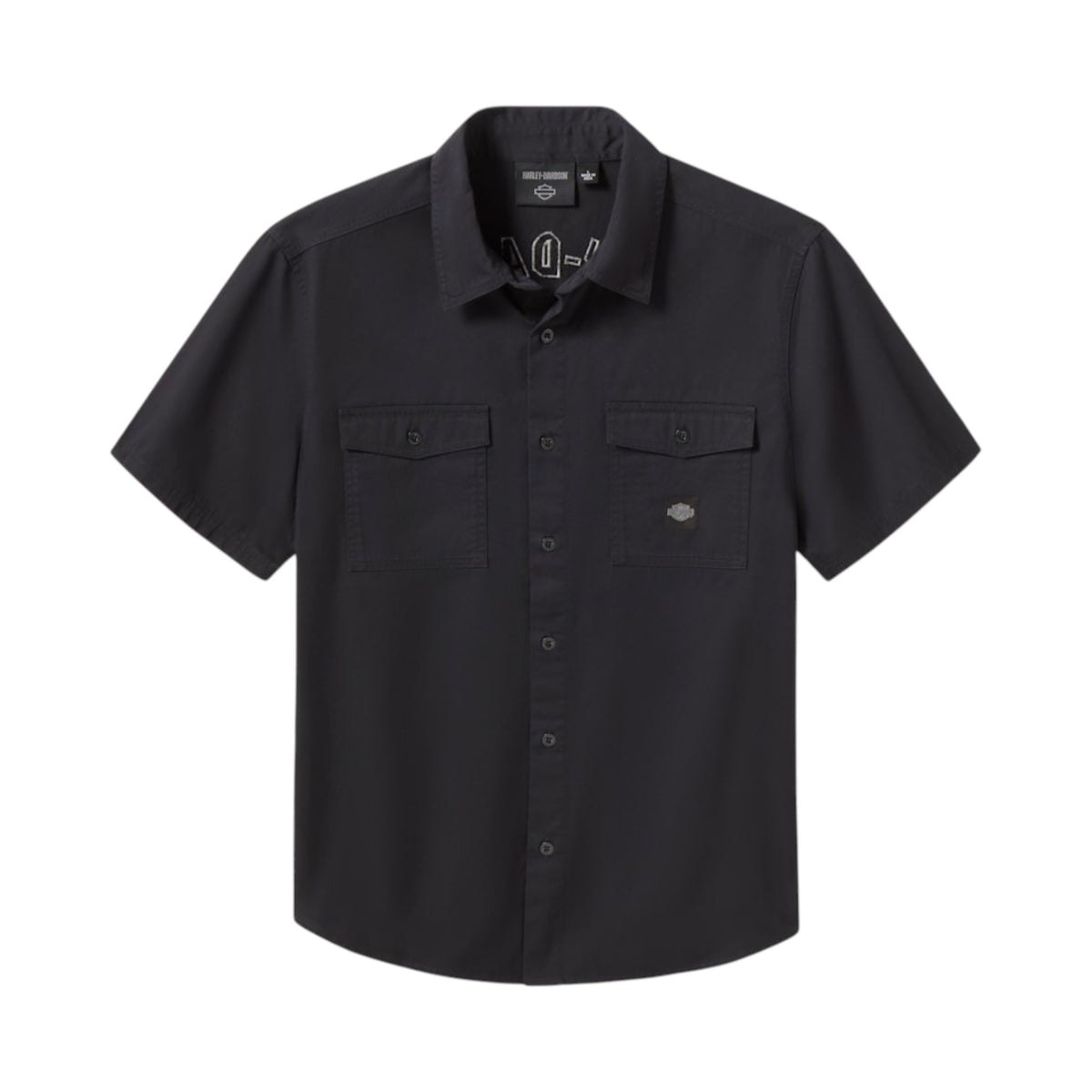 WILLIE G DARK CUSTOM SHORT SLEEVE MECHANICS SHIRT - BLK