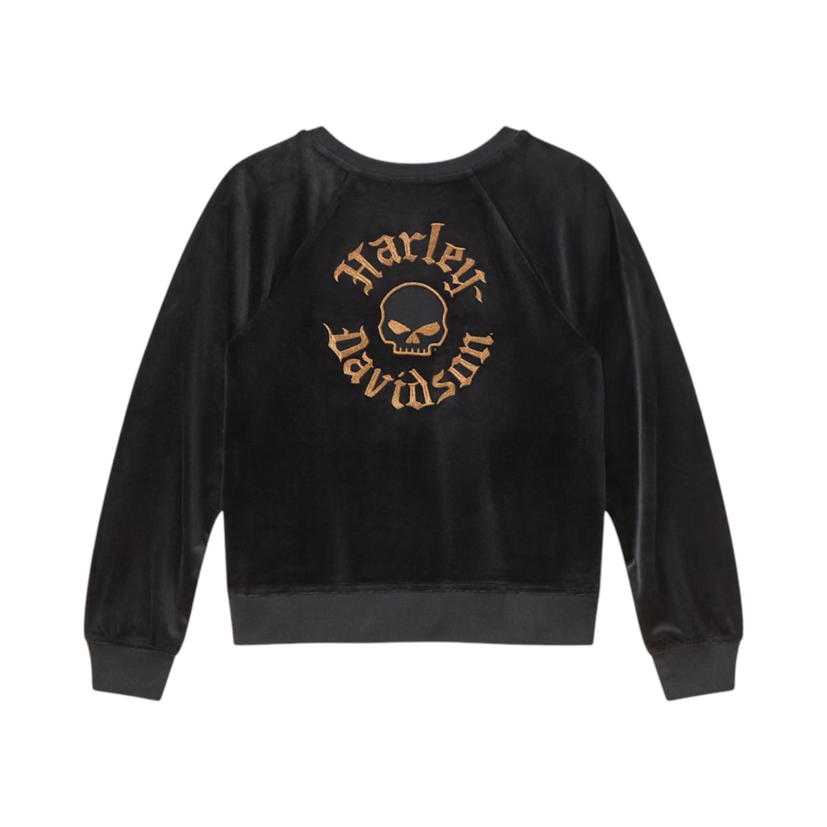 WILLIE G SKULL VELOUR CREW