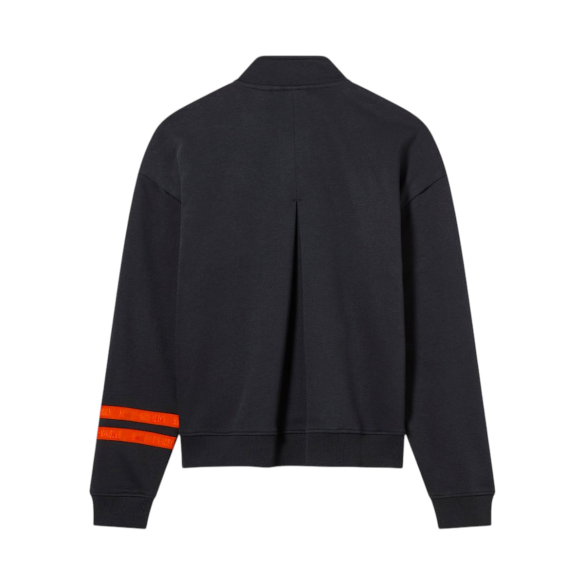 H-D ESSENTIAL 3/4 ZIP FLEECE CREW - BLK